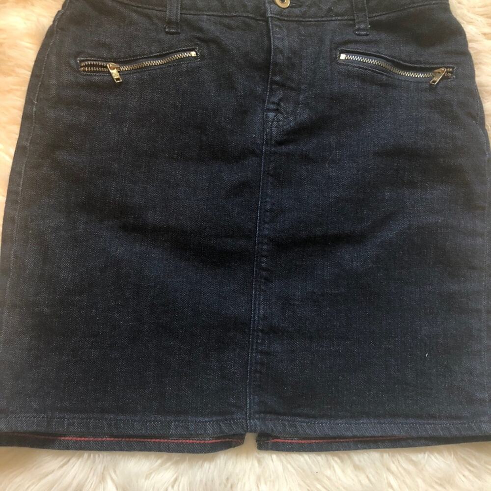 0023 Tommy Hilfiger Vintage Y2K Denim Mini Skirt - Picture 4 of 7